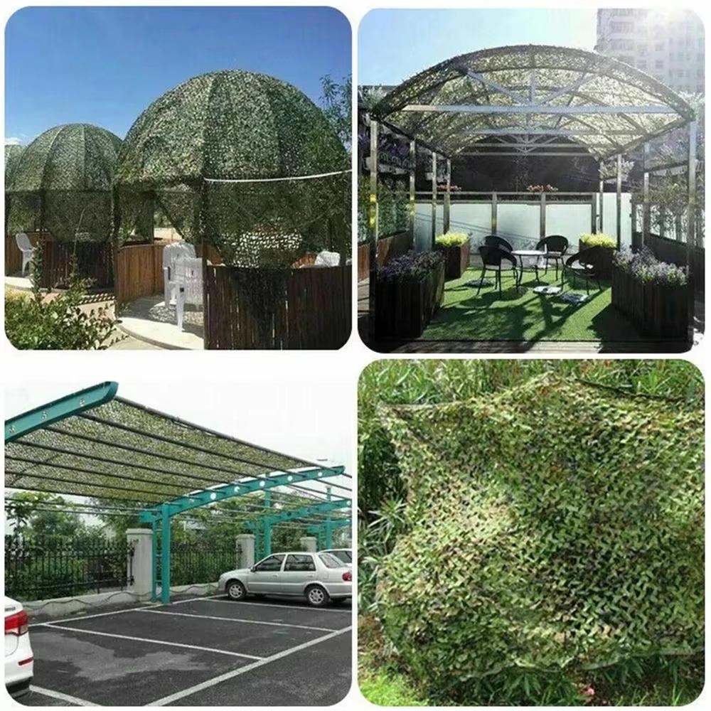 Rete Camuffaggio Caccia Rete Camuffaggio Tenda Auto Tenda Parasole Rete Camuffamento Foresta Nero Verde Blu 2X2M 2X5M 3X3m 3X5M