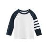 Boys & Girls Basic Long Sleeve Tee Kids & Toddler Round Neck Cotton T-Shirt for Children