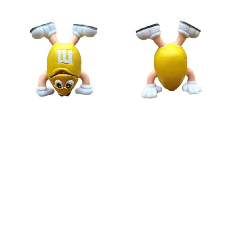 M&M's PVC Figures (Set of 5) + Bonus Pocket Tissues [Parallel Import]