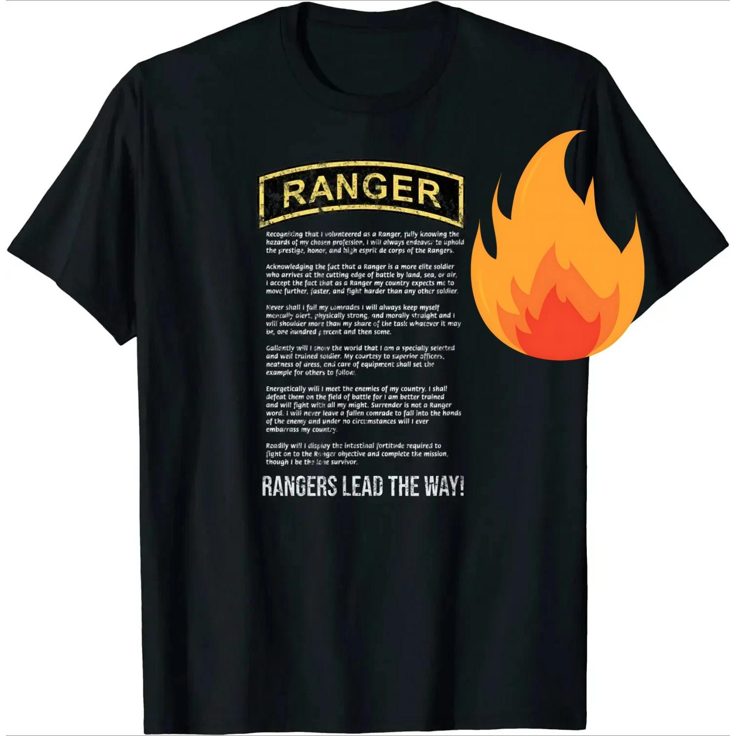 

The Ranger Creed Vintage Army Ranger RLTW Military T Shirt S чёрный