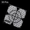 uxcell Survey Reflectors, 50mm Self-Adhesive Reflective Tape for Survey Marking, Total Station, White, 30 Pieces