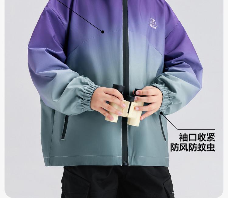 Left West Children's Clothing Children's Charge Spring and Autumn Edition Boys' Coat Gradient Waterproof Spring Clothing 2026 New Clothes
