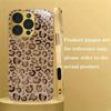 Luxury Leopard Print Gold Metallic Paint Glass Phone Case For iPhone 17 16 15 14 13 12 11 Pro Max 14 15 Plus 17 Air 16E Cover