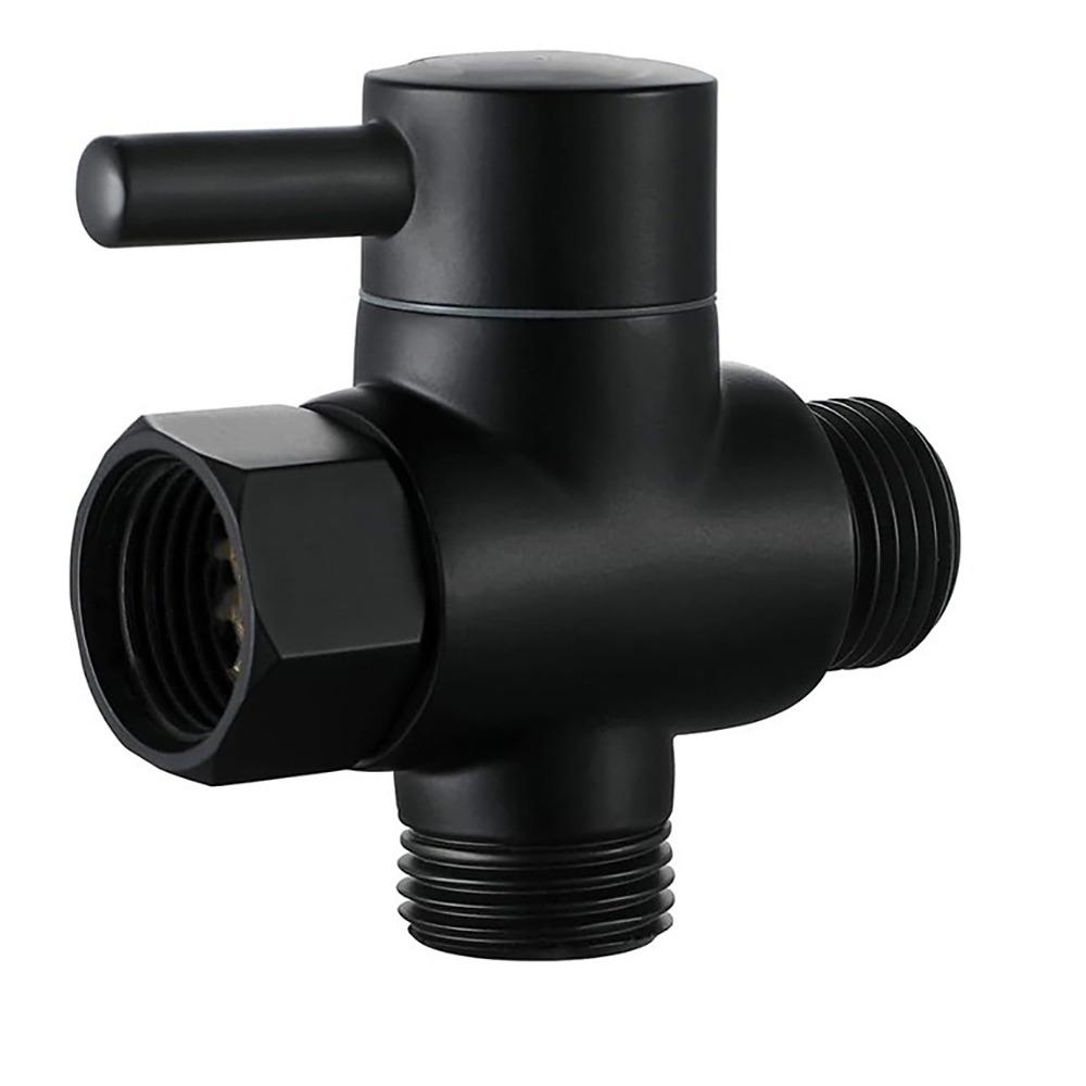 Standard Sizes 3-Way Diverter Valve Zinc Alloy Toilet Bidet Valve Bidet T Adapter Home Improvement