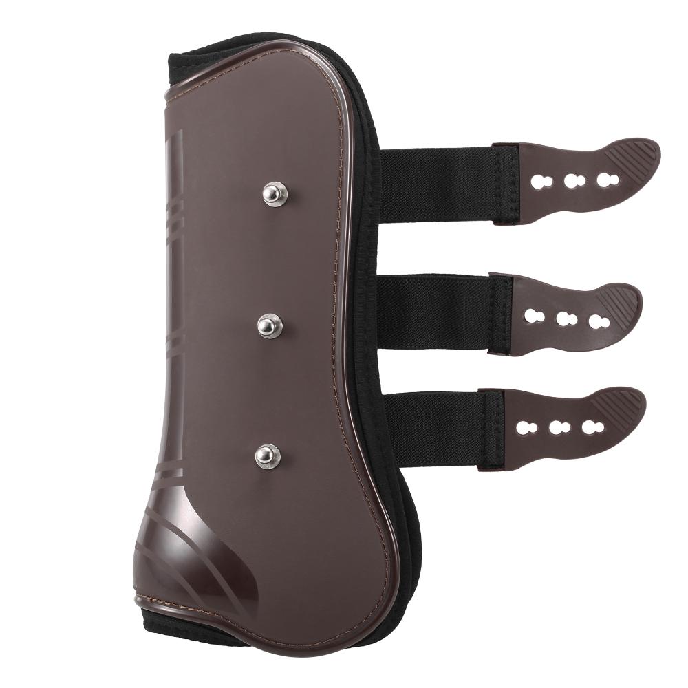 4 Stück vordere Hinterbeinstiefel, verstellbare Pferdebeinstiefel, Pferde-Vorder-Hinterbeinschutz, Reitsehne