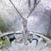 Bridal Jewelry Three-Piece Set Zircon Gold Plated Accessories Earrings Necklace Set Jewelry None