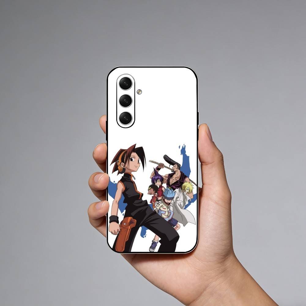 Anime S-ShamanS K-King Phone Case For Samsung Galaxy A73,A21s,A22,A31,A52,A53,A71,A41Soft Black Shell