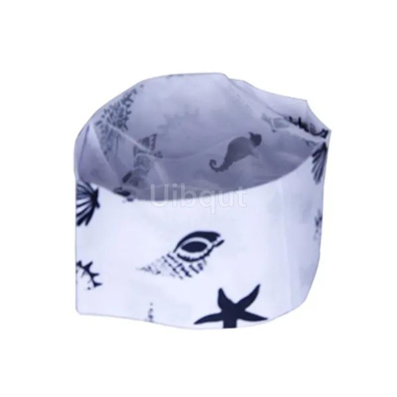Japanese Style Sushi Chef Hat Cuisine Sushi Working Hat Headscarf Sushi Clothing Hat Chef Headwrap Skull Caps for Restaurant