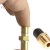 Brass Tank Fill Valve for Air Compressor, Single Piece, M8/M10 DIY Threaded Accessory