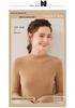 Women's Cashmere Knit Half-High Neck Sweater - Versatile Autumn/Winter Base Layer Top