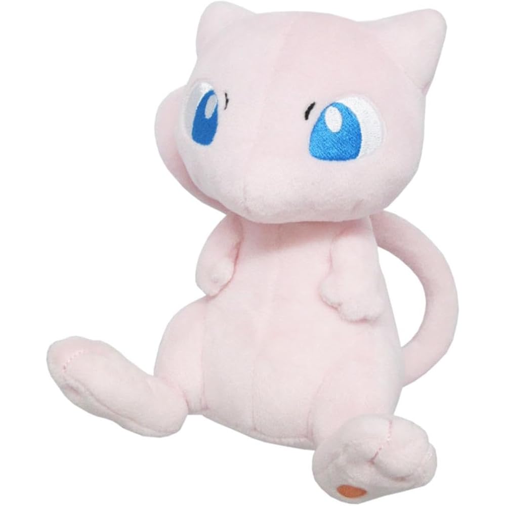 Sanei Boeki Pokmon All Star Collection Mew Plush Toy 14x11x16cm Soft Stuffed Animal