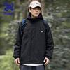 Wassup Sohot Men's 3-in-1 Outdoor Windproof Fleece-Lined Jacket