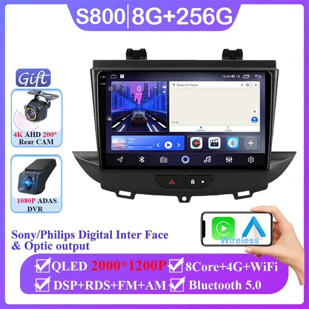 Android 14 For Opel Grandland X Crossland X 2016-2020 Carplay Multimedia Monitor Screen Stereo Radio Video Player Car Navigation