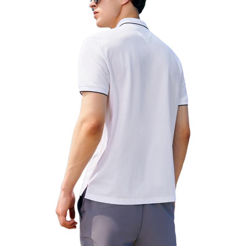 Fila Modern Heritage Fashion Comfortable Versatile Breathable Logo Embroidered Short Sleeve Polo Shirt Men Tops White F51M523102F-WT