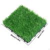 Künstlicher Rasenfliesen-ineinander greifende realistische Bodenmatte 1x1 ft Selbstentleerung für den Garten
