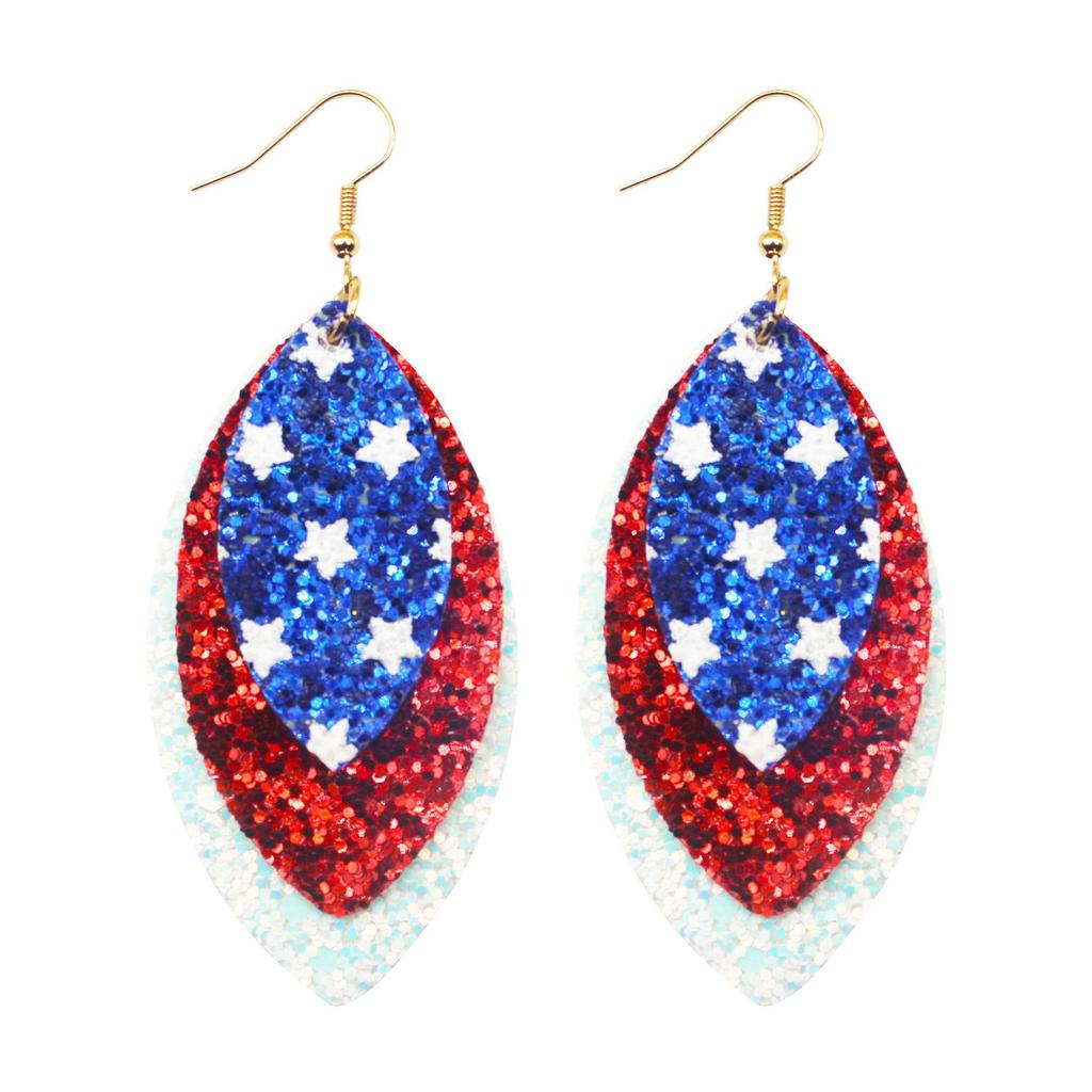 Stylish PU Leather Earrings: Creative Designs & Shapes