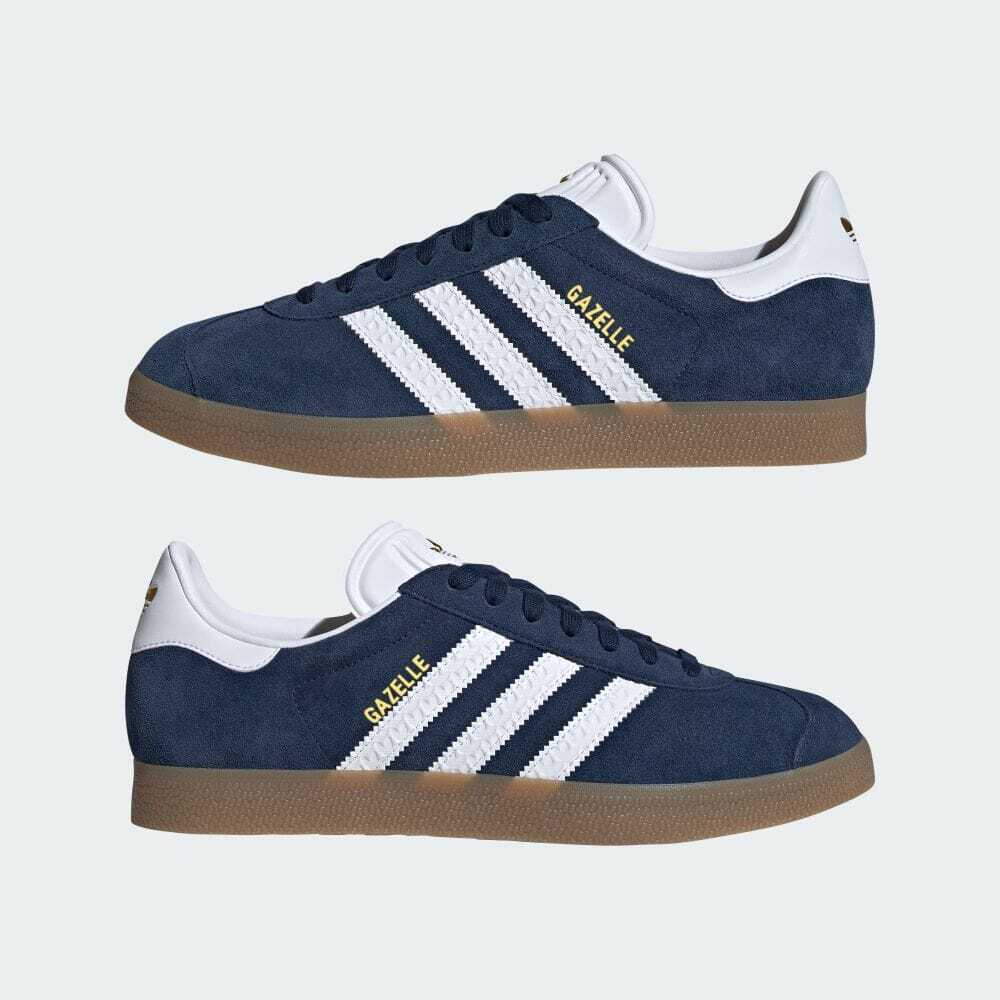 JH6197 adidas Originals Gazelle Night Indigo Footwear White Gum (Men's)