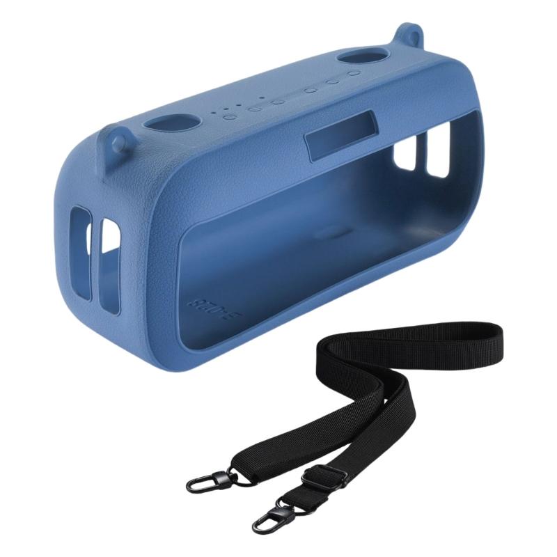 Portable Silicone Cover With Carrying Straps Protective Skin for Speakers, Water Resistant