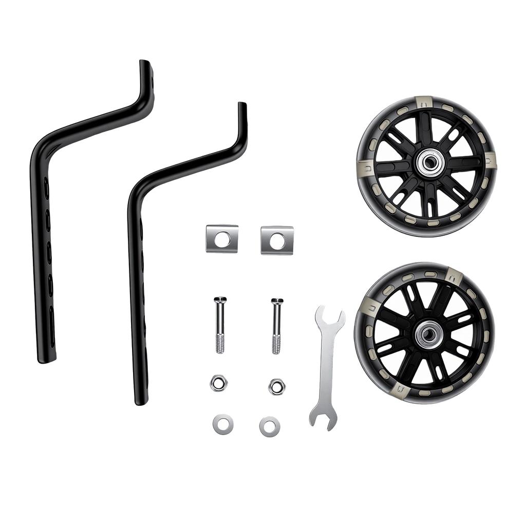 1 Pair Bike Training Wheels Thick Bracket Strong Load Bearing 12 20 Inch Bike Auxiliary Wheels