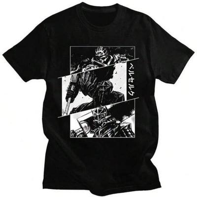 Anime Berserks Man Tshirt Summer Men Women High Quality Cotton Short Sleeve T Shirt Print T-Shirt