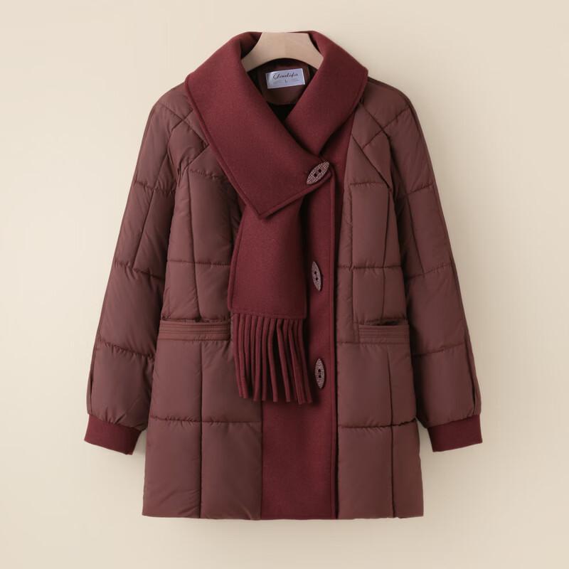 YUZHAOLIN Women's Stylish Thickened Winter Padded Jacket