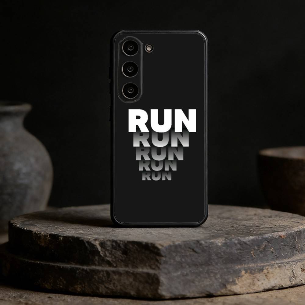 

I Love Running Phone Case For Samsung Galaxy A91,80,73,72 ,71,53,52,32 ,31,22,21s,20,Soft Black Case Samsung a71 5g