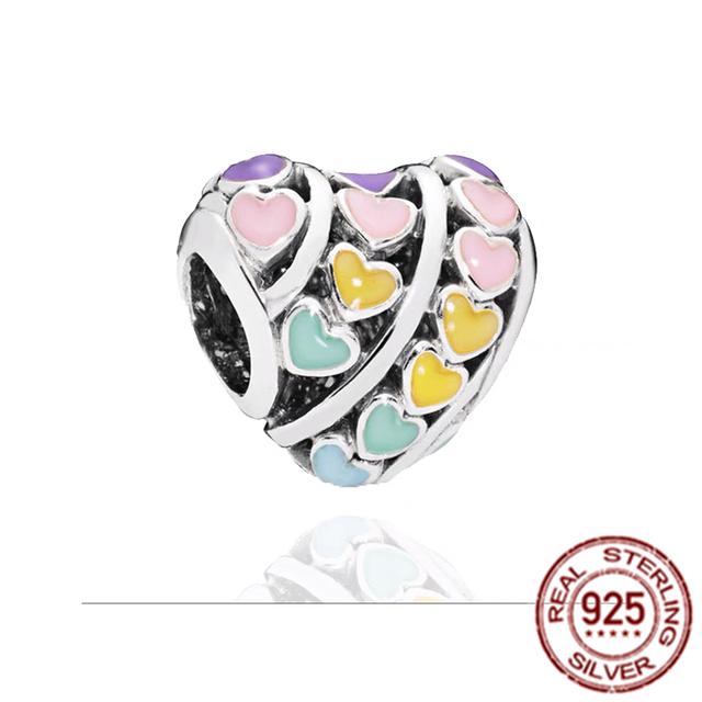 Charm-Anhänger aus 925er-Sterlingsilber mit funkelnder Pavé-Krone, O-Baum, Sicherheitskette, passend für Original-Fasion-Armbänder, DIY-Frauenschmuck, Geschenk