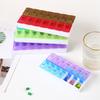 7 Days a Week Pill Organizer Morning & Night Pill Holder Travel Medicine Storage Box Splitter for Easy Medicine Management