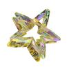 1Pc Crystal Candy Colored Hair Clip Dazzling Hollowed Out Five Pointed Star Hair Claw Stylish Elegant Acrylic Barrettes For Women Girls