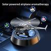 Car Mounted Perfume Solar Powered Rotating Aircraft Fragran Decoration Durable Fragran In the Car, High-end Car Acssories