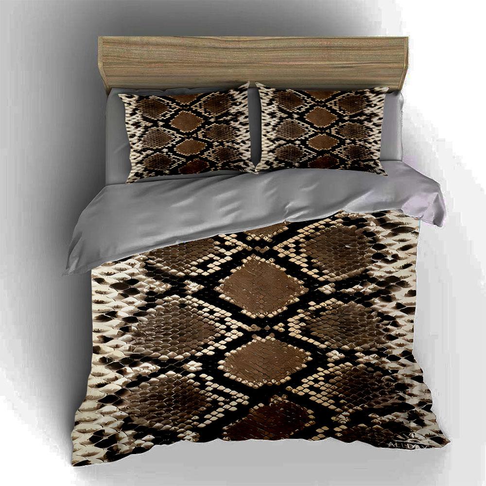 Snake-scale diamonds. Bedding Duvet cover sets Duvet covers Pillowcases gifts (1 * Duvet Cover 2 * Pillowcases, without duvet insert)