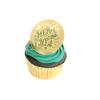 8Pcs Gold Happy Mother's Day Best Mom Ever Heart Cupcakes Toppers Acrylic Party Baking Cakes Dessert Decorations Supplies