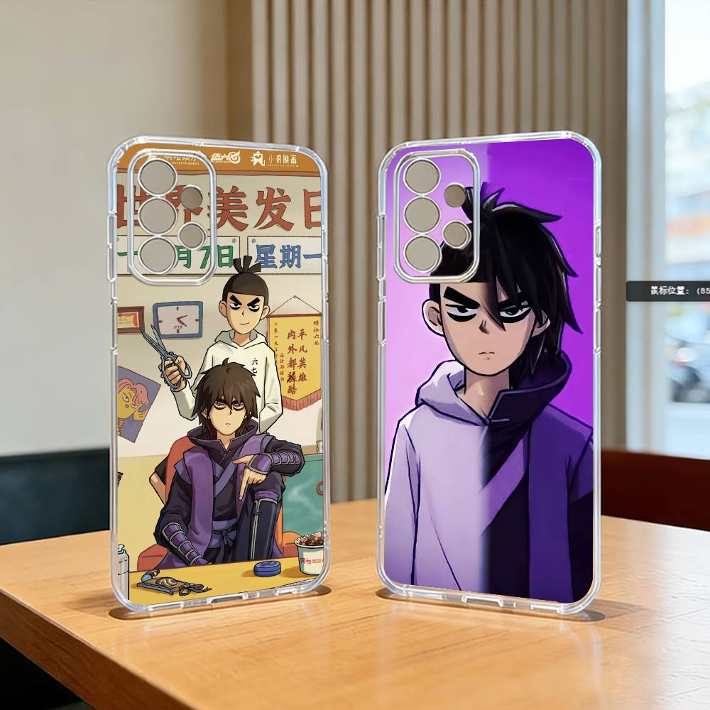 Scissor Seven anime Phone Case Transparent Silicone Soft For Samsung S25,S24,S21,S22,S23,S30,Ultra,S20,Plus,Fe