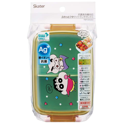Skater Bento Box 450ml Crayon Shin-chan 23 Antibacterial for Children Made In Japan RBF3ANAG-A