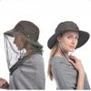 Mosquito and Insect Proof Beekeeping Mesh Fisherman Hat Foldable Bucket Hat UV Protection Summer Beach Sun Hat
