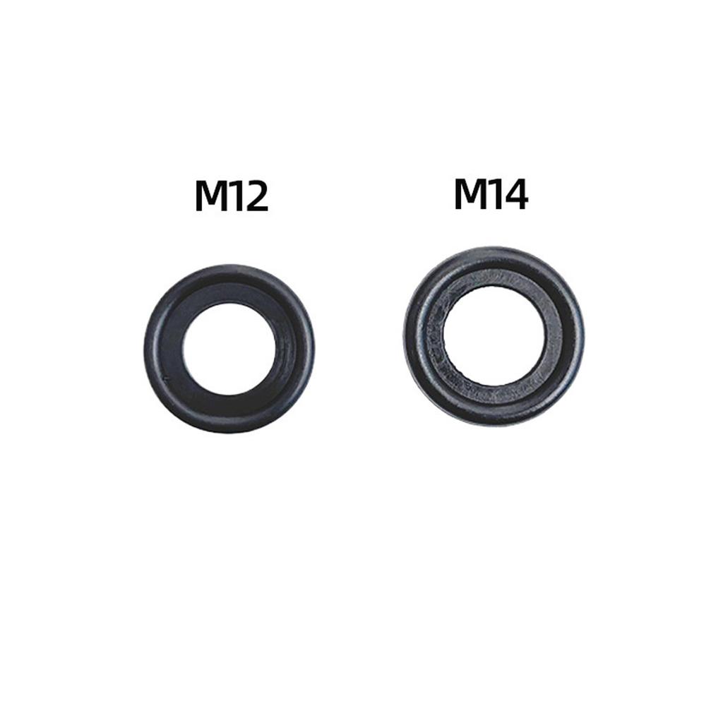 Oil Drain Plugs  Gasket Rubber Washer Wear Resistant Gasket Oil Drain Washer set Car Maintenance Gasket 10pcs for 12/14