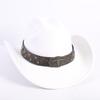 New Color Western Cowboy Hat Men's and Women's Commuting Versatile Simple Wind Wide Brim Top Hat Sun Hat
