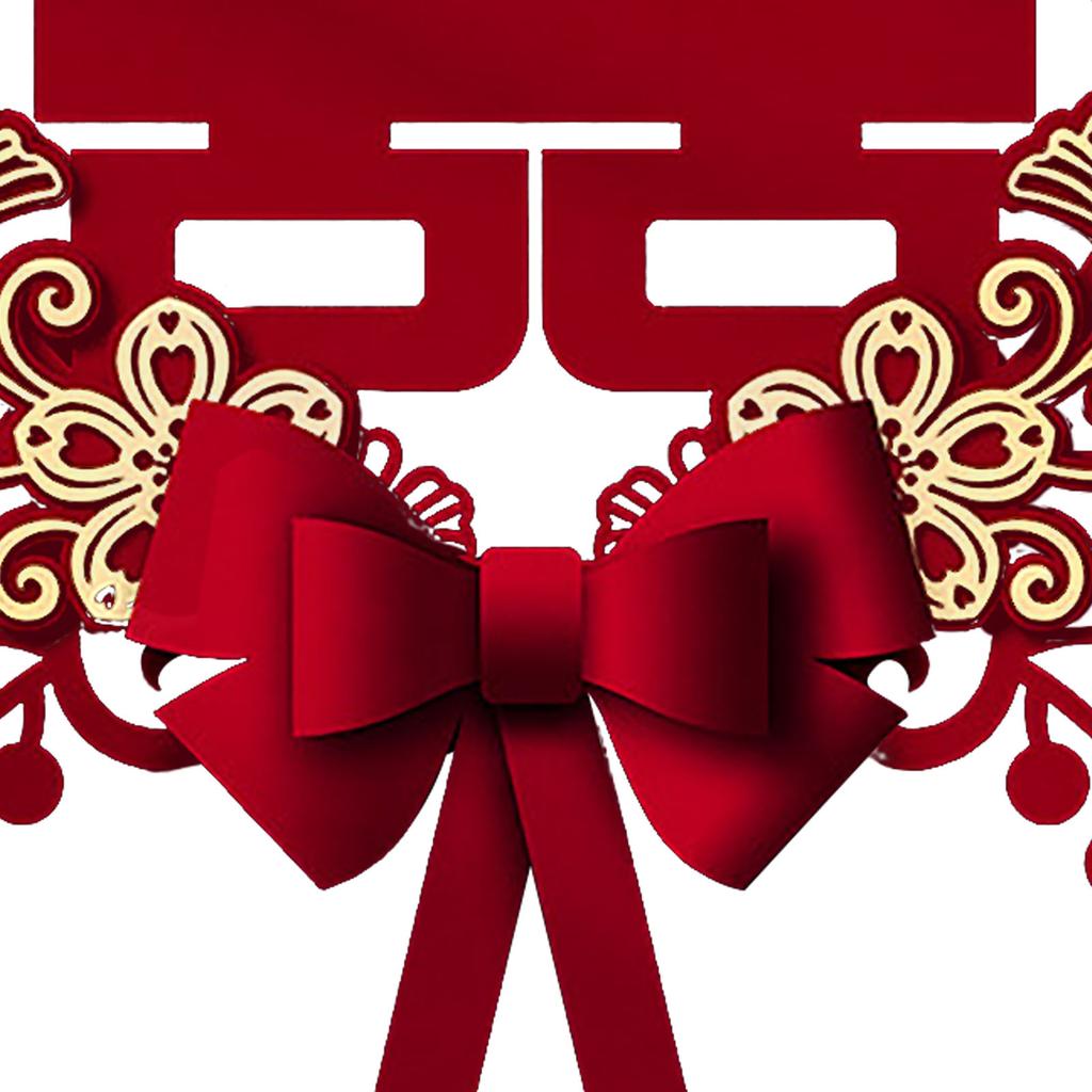 Red Double Happiness Chinese Wedding Sticker Chinese Traditional Wedding Decoration for Wall Window Decoration