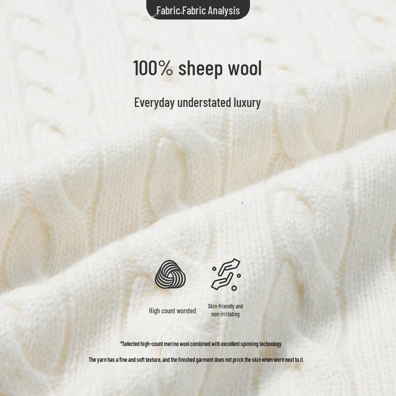 Navigare Women's 100% Wool V-Neck Sleeveless Sweater Vest