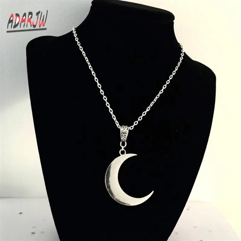 New Silver Color Sun And Moon Necklaces Chain Pair Of Celestial Best Friends Gift For Friend Long Necklaces Pendants Men Women