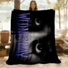 1pc Wednesday Addams Outdoor Blanket Lightweight Flannel, Soft & Warm, All-Season Use for Sofa, Outdoor, Camping, Living Room019