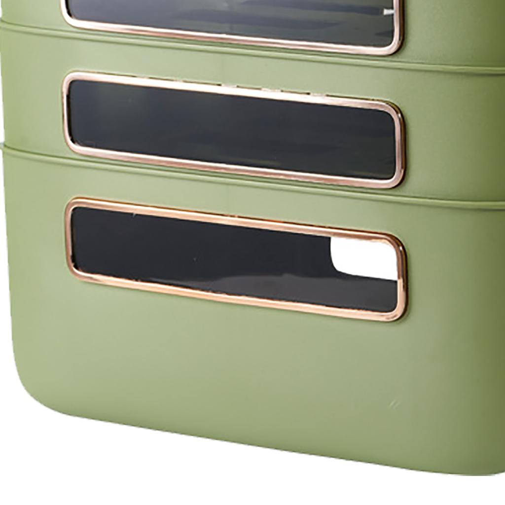 WLAN-Router Aufbewahrungsbox Kabelmanagement Vielseitige Steckdose WLAN-Organizerbox für Desktop Dunkelgrün