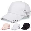 Unisex Stern Eisenring Baseballkappen Frühling und Herbst Outdoor Verstellbar Lässige Hüte Hip Hop Hut Sonnenschutzhut Sportkappe
