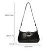new baguette bag women's dinner bag shoulder bag pack cosmetics storage Fashion bright PU material