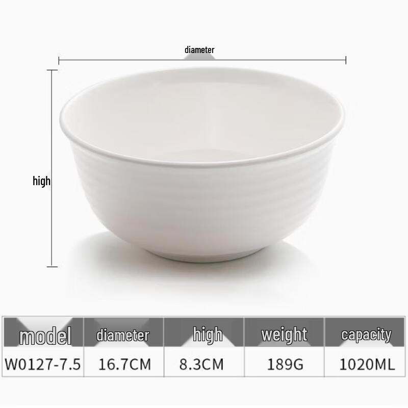 Меламиновая миска для лапши в японском стиле