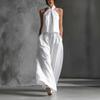 2026 Summer New Women's Outfit Sleeveless Top + Wide-Leg Pants Two-Piece Set