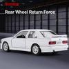1:36 BMW M3 1987 M4 CSL Model Toys Diecast Miniature Car Doors Opened with Pull Back Vehices Decorative Collection Children Gift