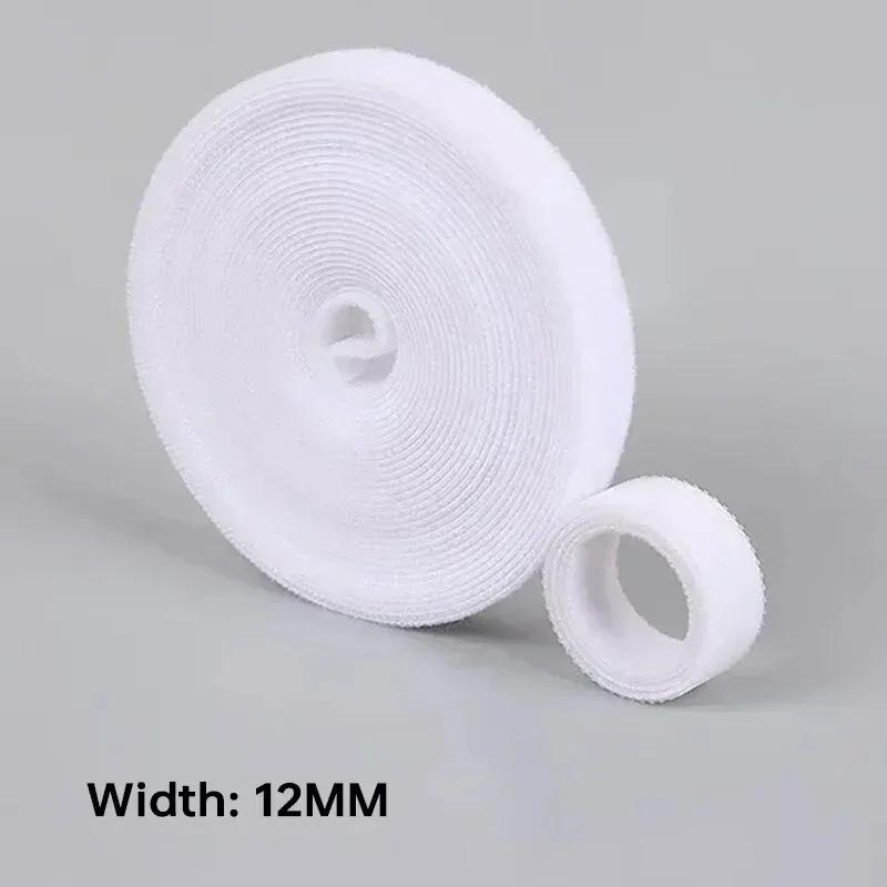 Wholesale 2/5M/Roll 12mm Width Cable Organizer USB Cable Winder Management Nylon Free Cut Ties Mouse Earphone Cord Cable Ties