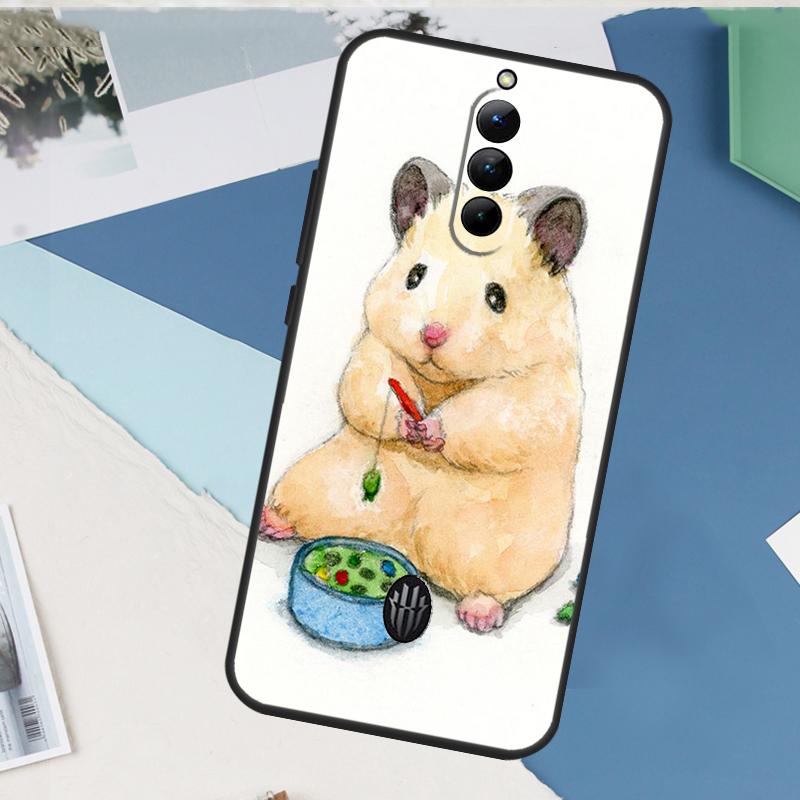 Hamster Art For Nubia Red Magic 10 Pro Plus 6 7 6S 7S Pro 5G 6R RedMagic 8S 9S 9 8 Pro Plus Phone Case