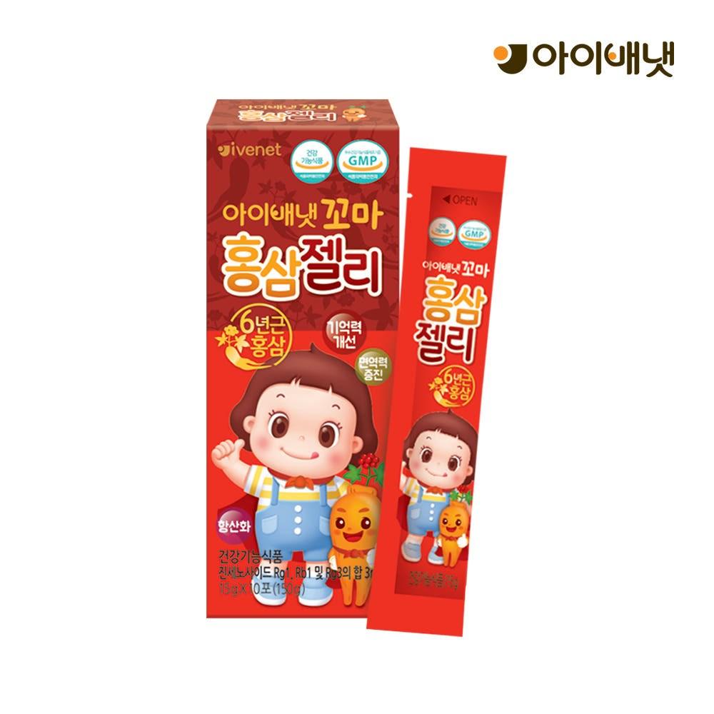 Ibaenet Kkoma Red Ginseng Jelly 10p 150g 1 pcs